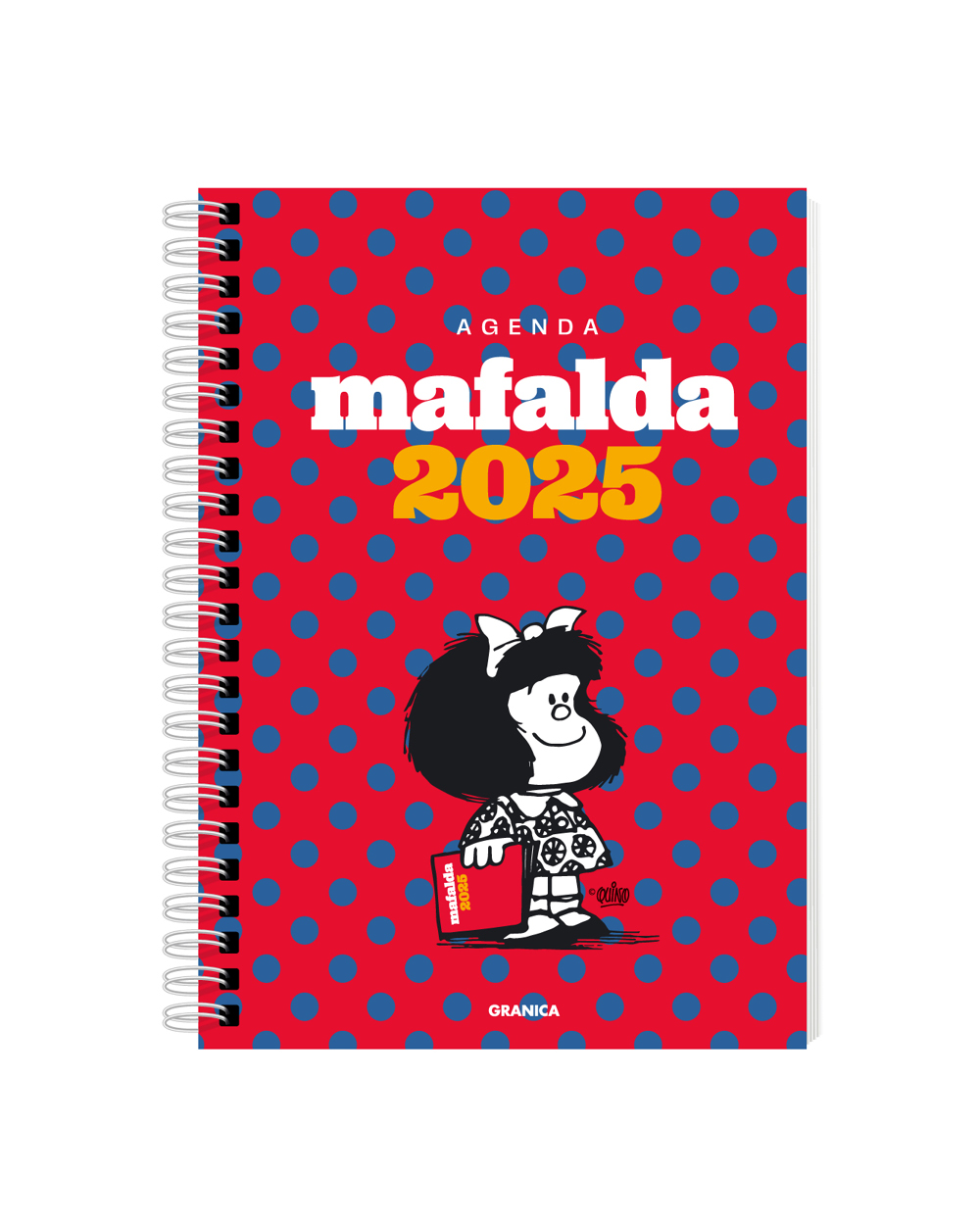 Mafalda - Agenda Anillada Con Columnas