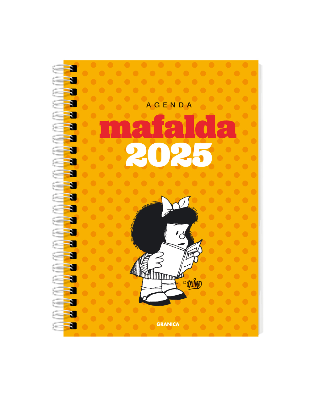 Mafalda - Agenda Anillada Con Módulos