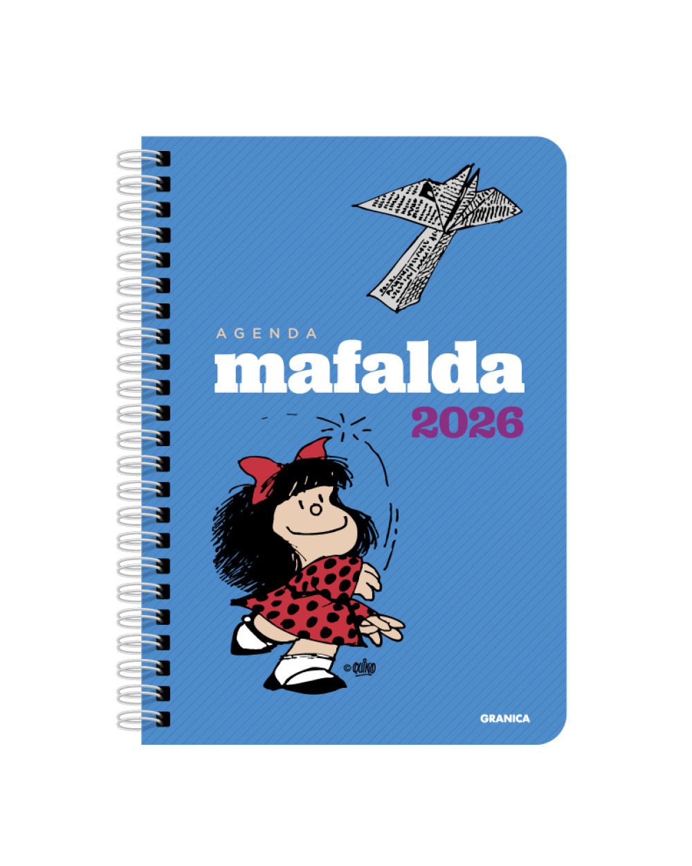 Mafalda - Agenda Anillada Con Columnas