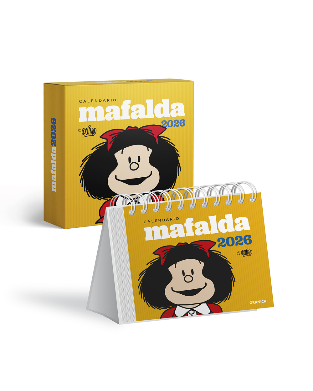 Mafalda - Calendario de Escritorio Con Caja
