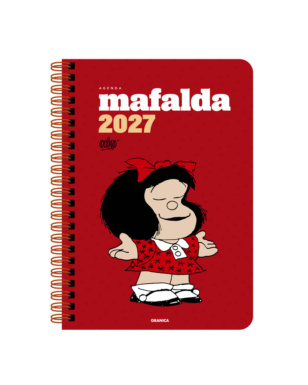 Mafalda - Agenda Anillada Con Columnas