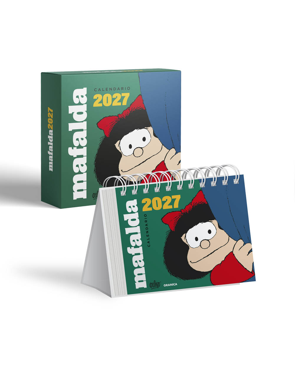 Mafalda - Calendario de Escritorio Con Caja