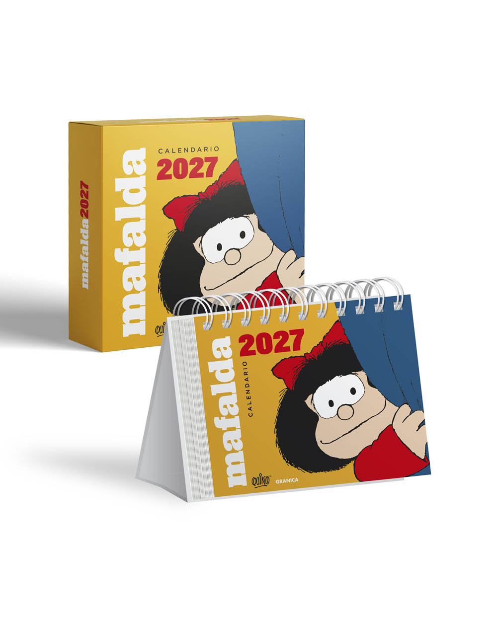 Mafalda - Calendario de Escritorio Con Caja