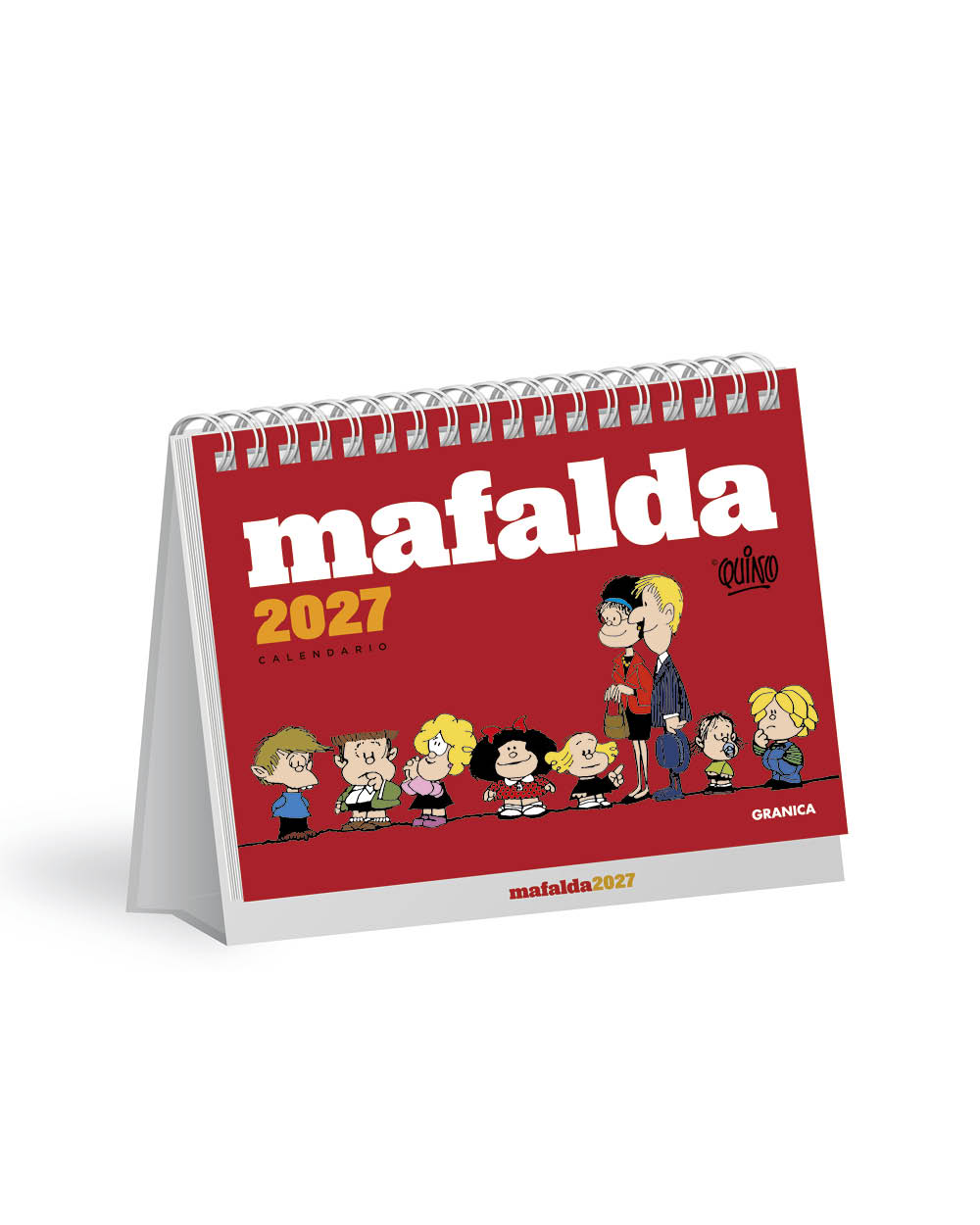 Mafalda - Calendario Escritorio Mensual